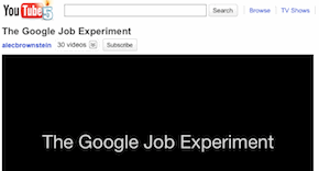 The Great Google Job Experiment