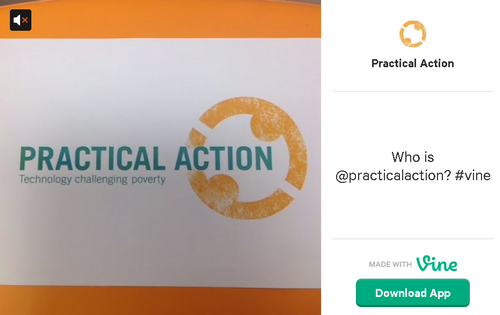 Practical Action on Vine