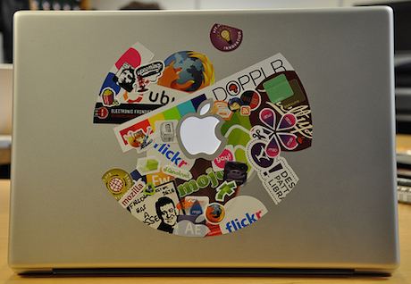 Laptop stickers by Phil Hawksworth