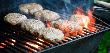 Burgers on the Grill by Don LaVange
