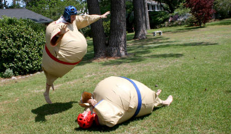 Sumo Wrestling Suits by Jason Ippolito