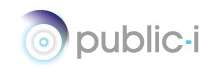public i logo