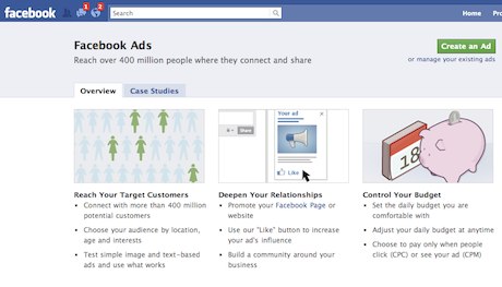 Facebook Advertising Screenshot